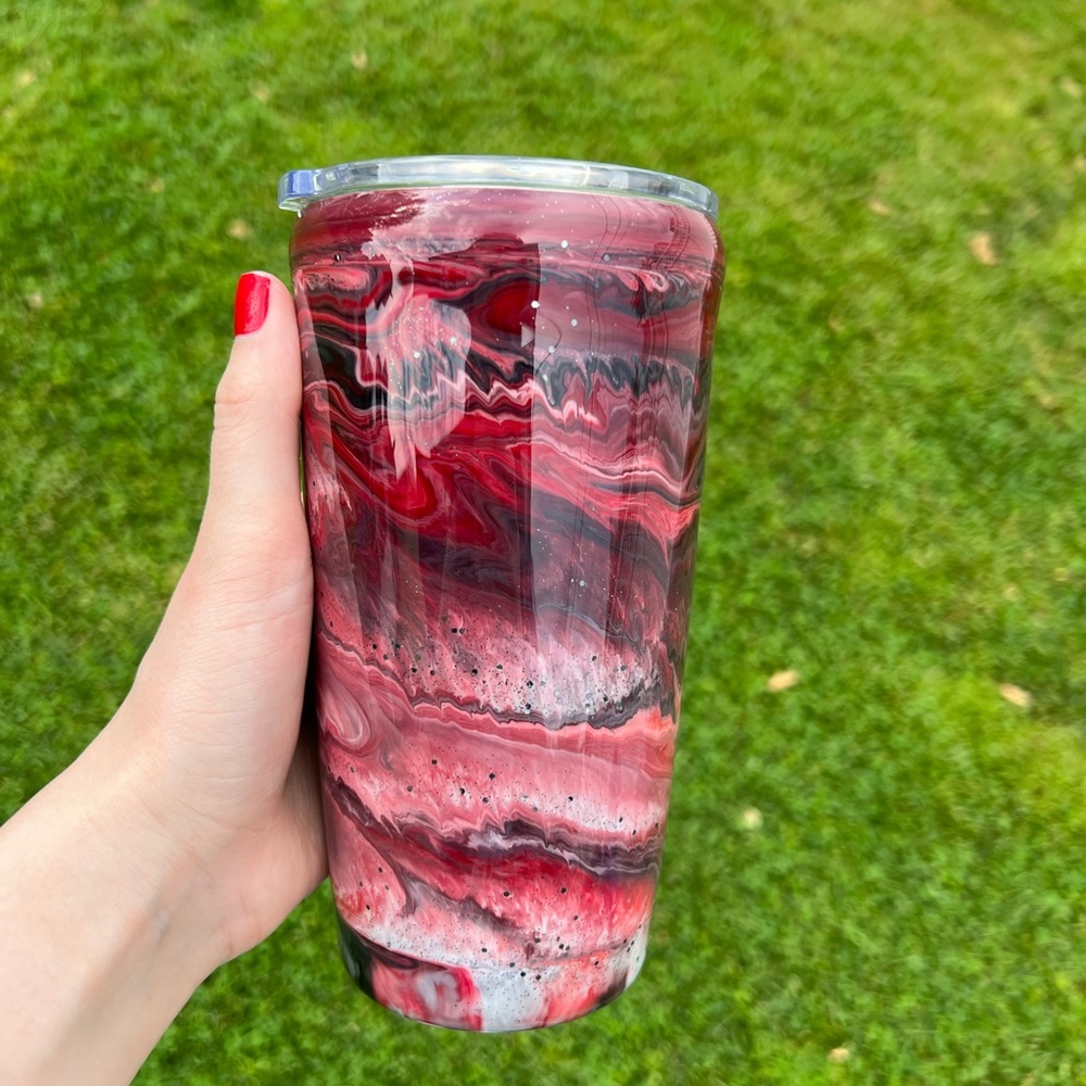 Custom made stainless steel tumbler!